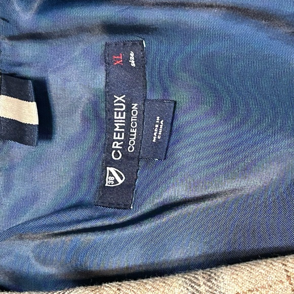 Tan blazer. Size XL. I wear a 44R and it fits well. - Picture 4 of 5